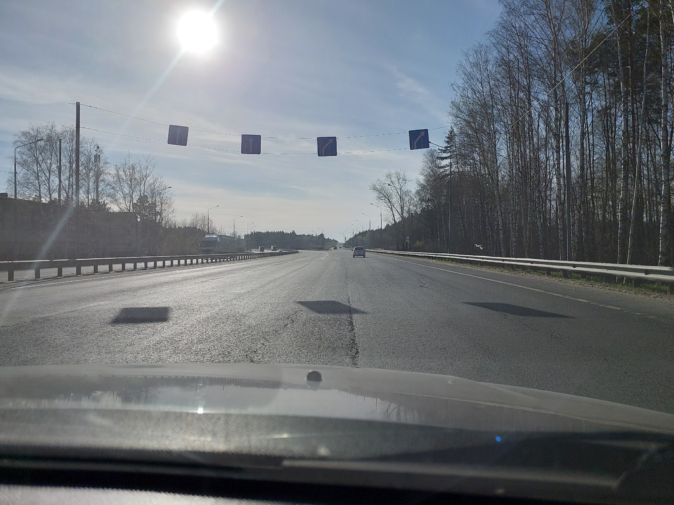 На трассе Р-207 в Пензенской области ограничили скорость движения